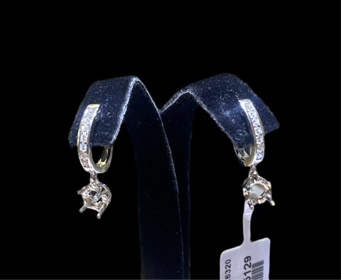 Vỏ Bông CTR 0.5ct White Gold 18k xoàn tấm E26320