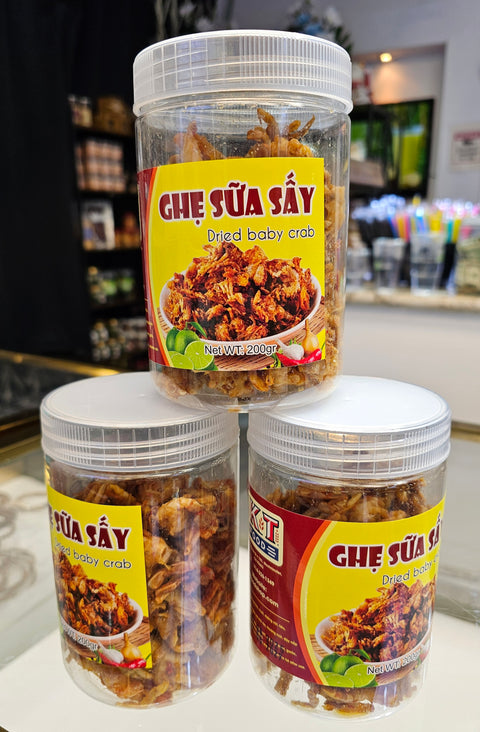 Ghẹ Sữa Sấy - Dried Baby Crab 200g