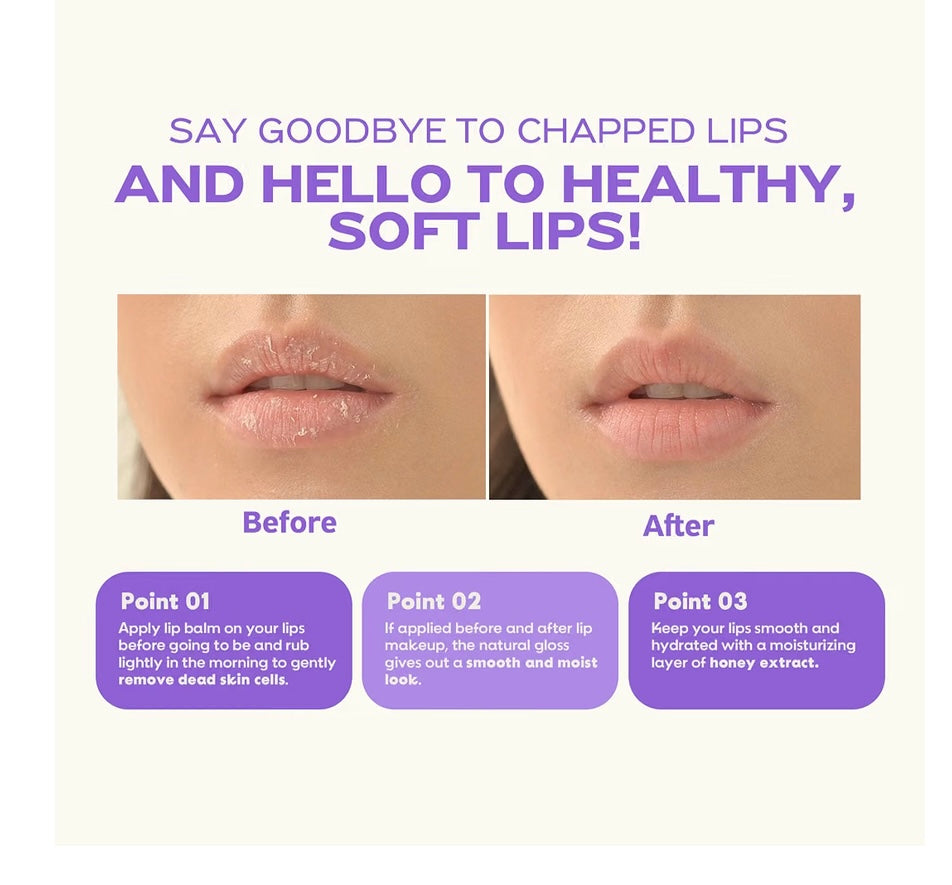 Bluberry Honey Lip Balm- Dưỡng Môi Mật Ong Việt Quất