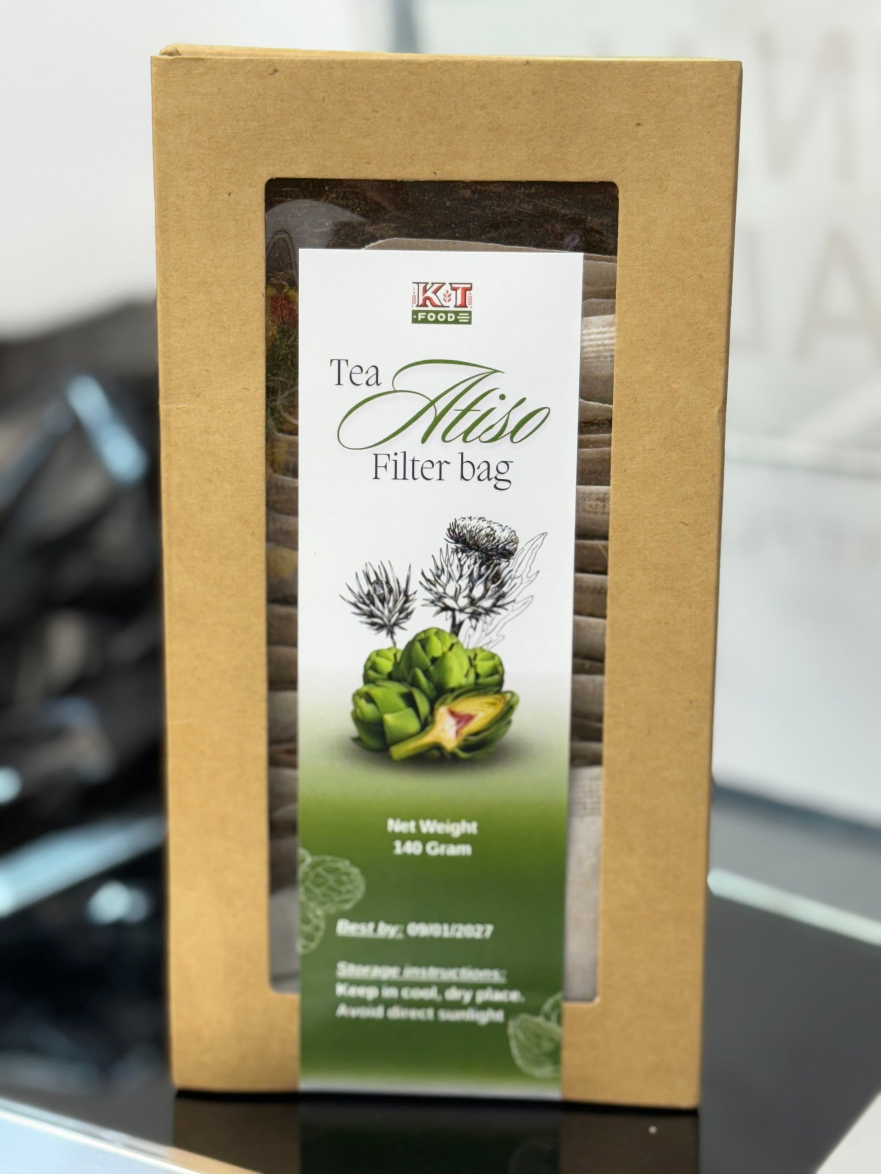 Trà Atiso - Artichoke Tea 140g, 38 bags [TRA01]