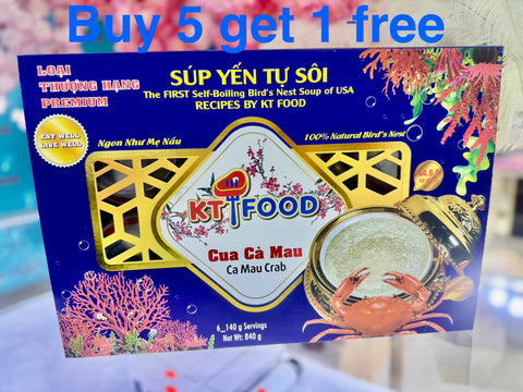 Súp yến tự sôi Cua Cà Mau