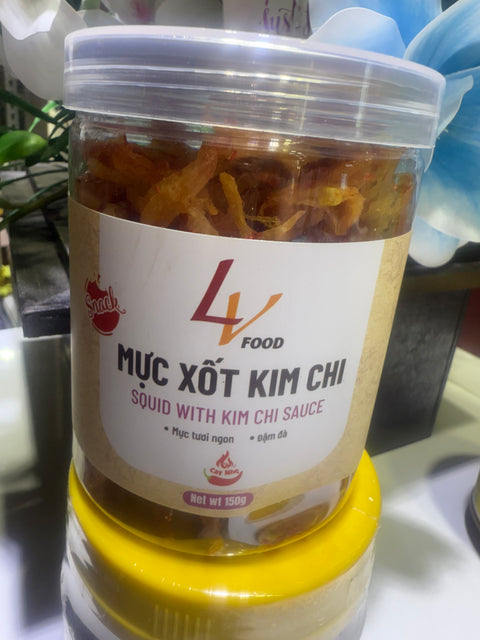 Mực sốt Kim Chi