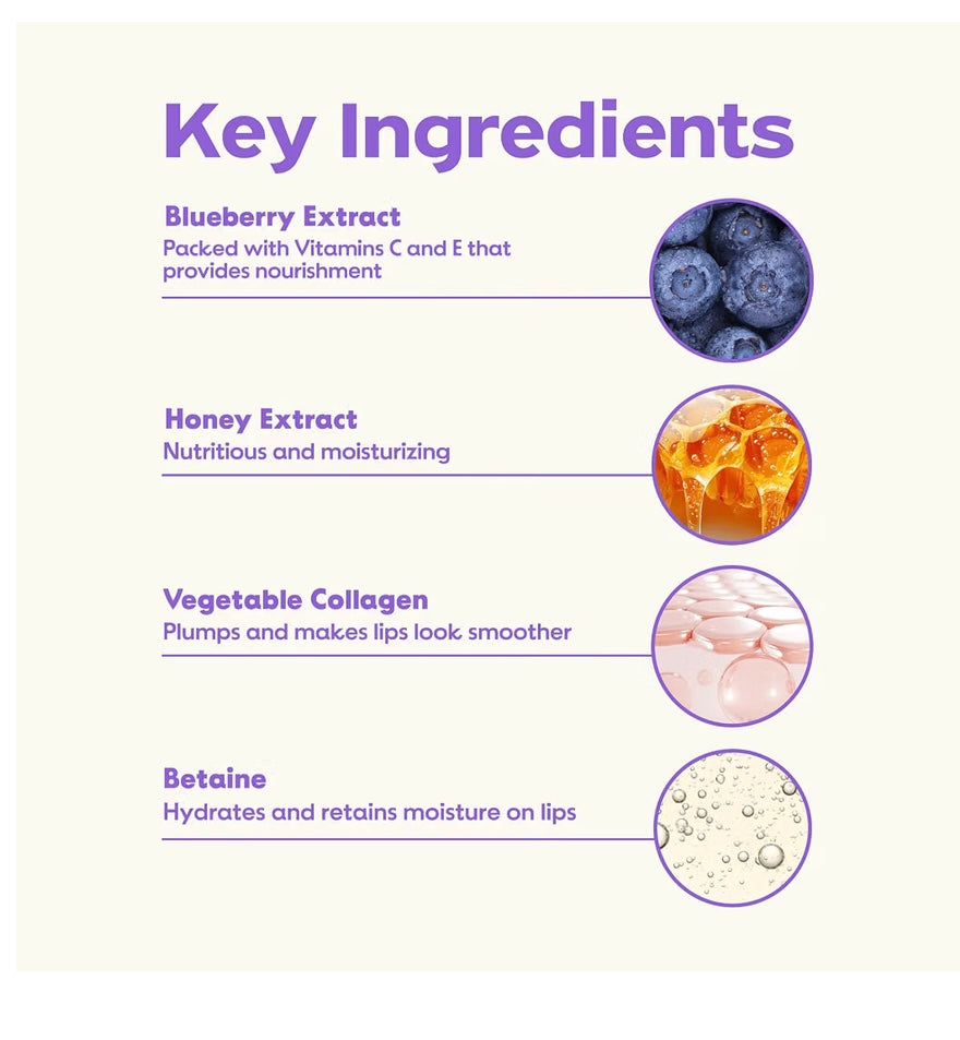 Bluberry Honey Lip Balm- Dưỡng Môi Mật Ong Việt Quất