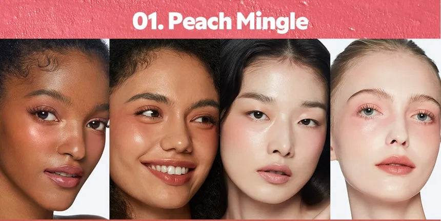 Tirtir-Mood Glider Lip & Blush Stick- Son và Má Hồng 2in1-01 Peach Mingle