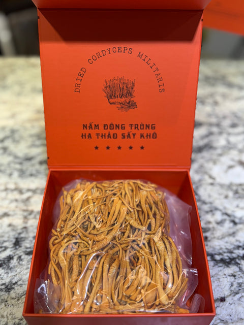 Nấm Đông Trùng Hạ Thảo - Hộp Cam