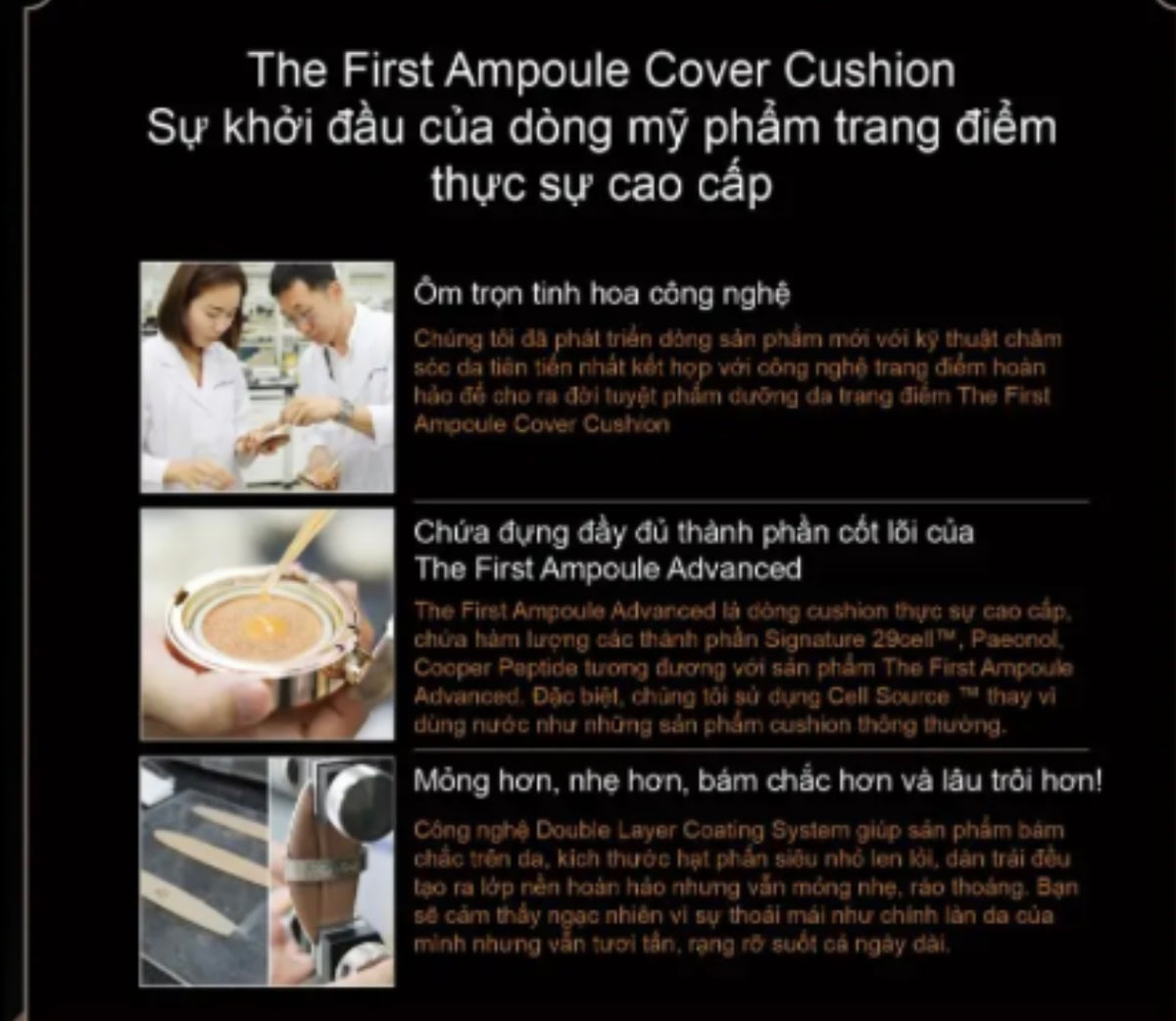 Ohui- The Firt Geniture Ampoule Cover Cushion - Phấn Nước Cao Cấp Ohui