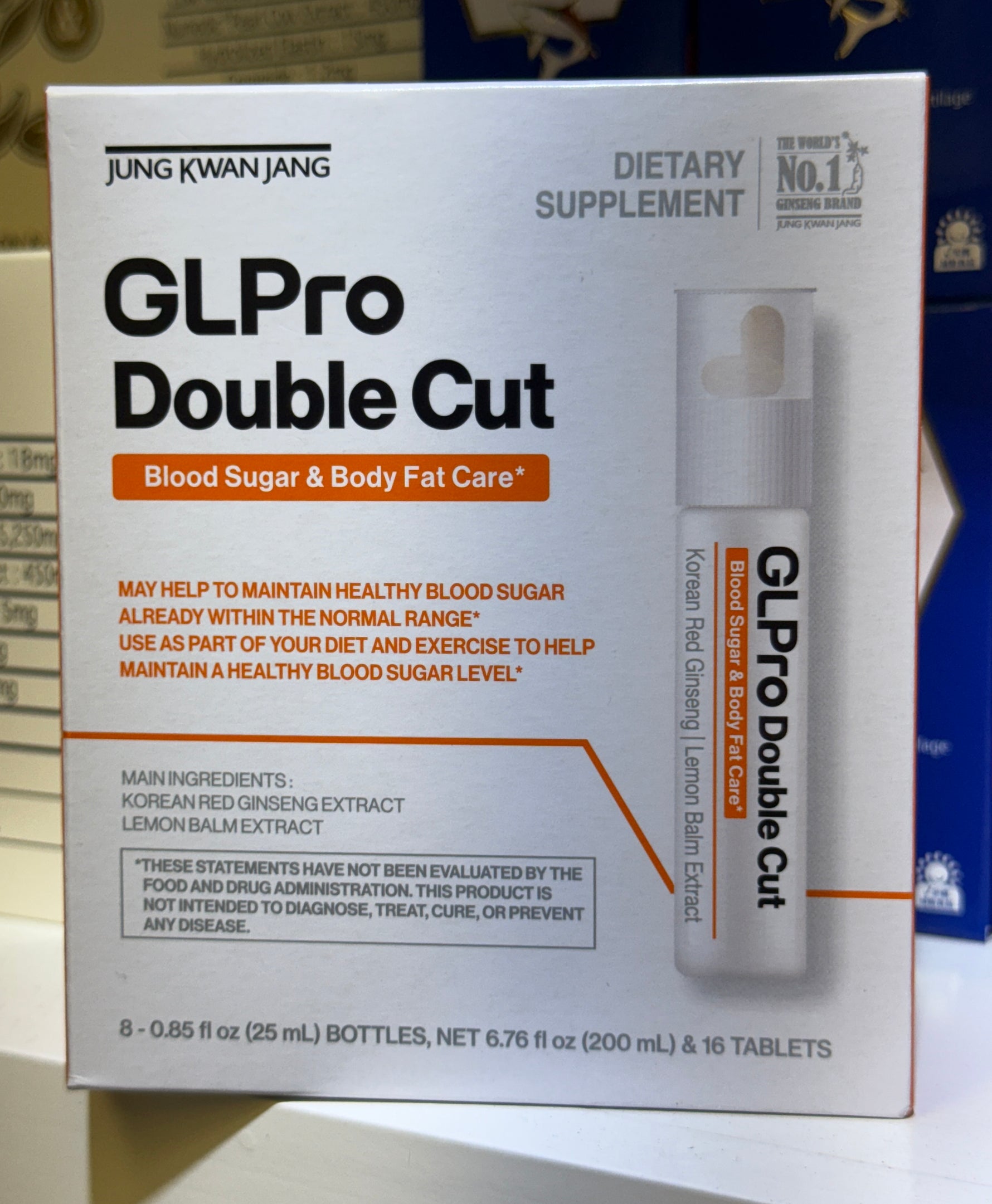 Hỗ Trợ Giảm Cân-GLPro Double Cut ( 8 bottles )