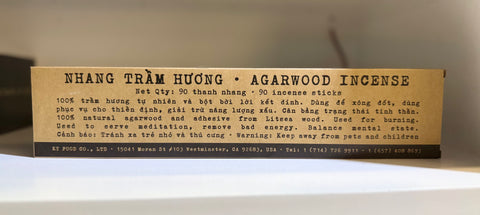 Nhang Trầm Hương - Agarwood Incense 90 sticks [TRAMH01]