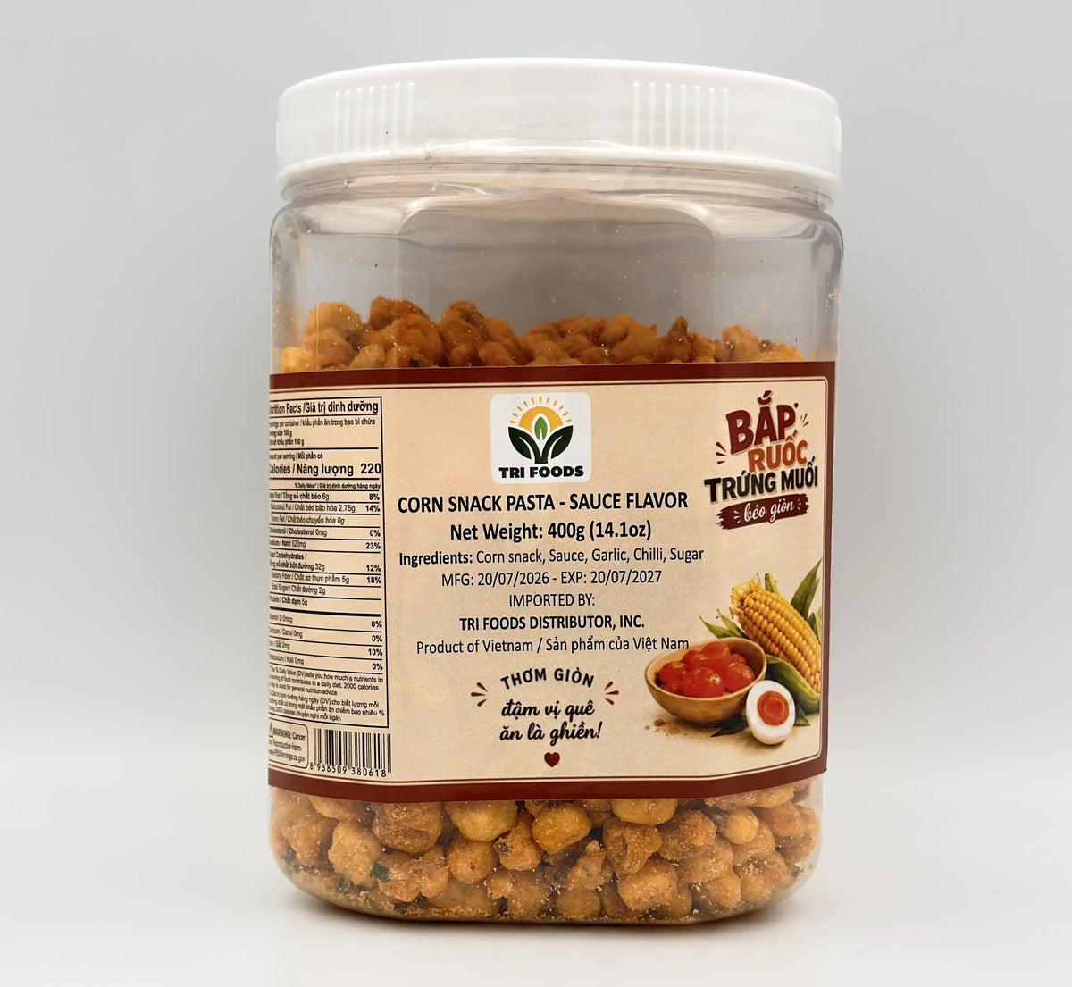 Bắp Ruốc Trứng Muối