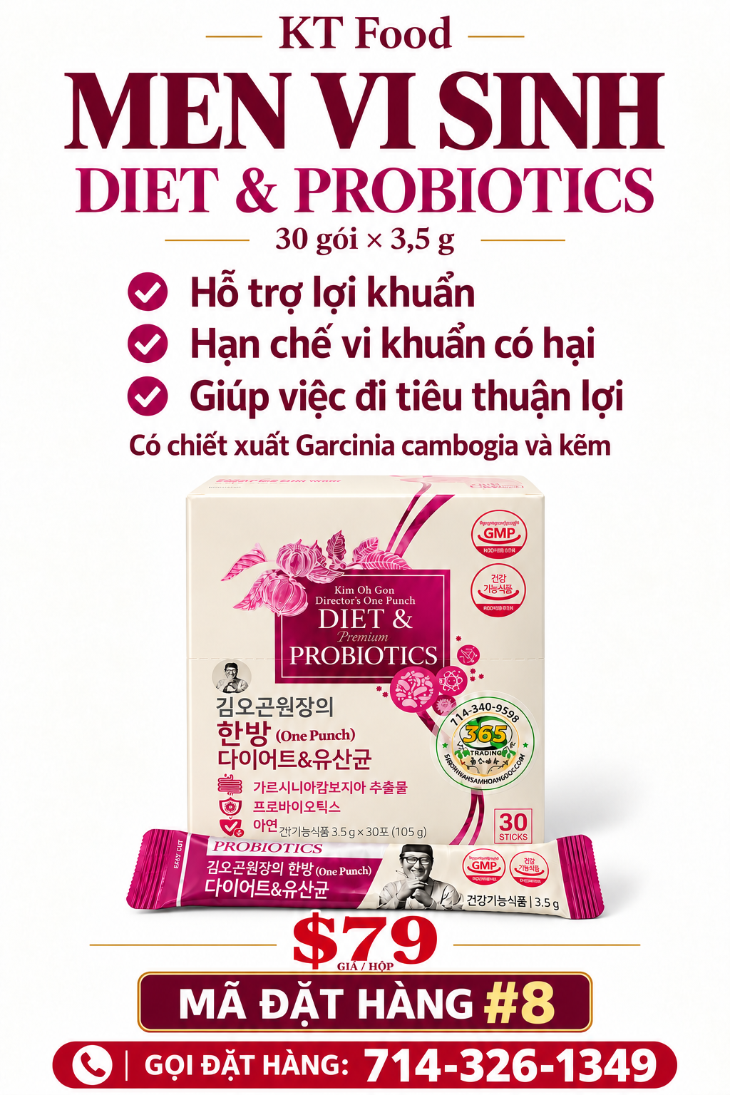 Men Vi Sinh- Diet & Probiotic