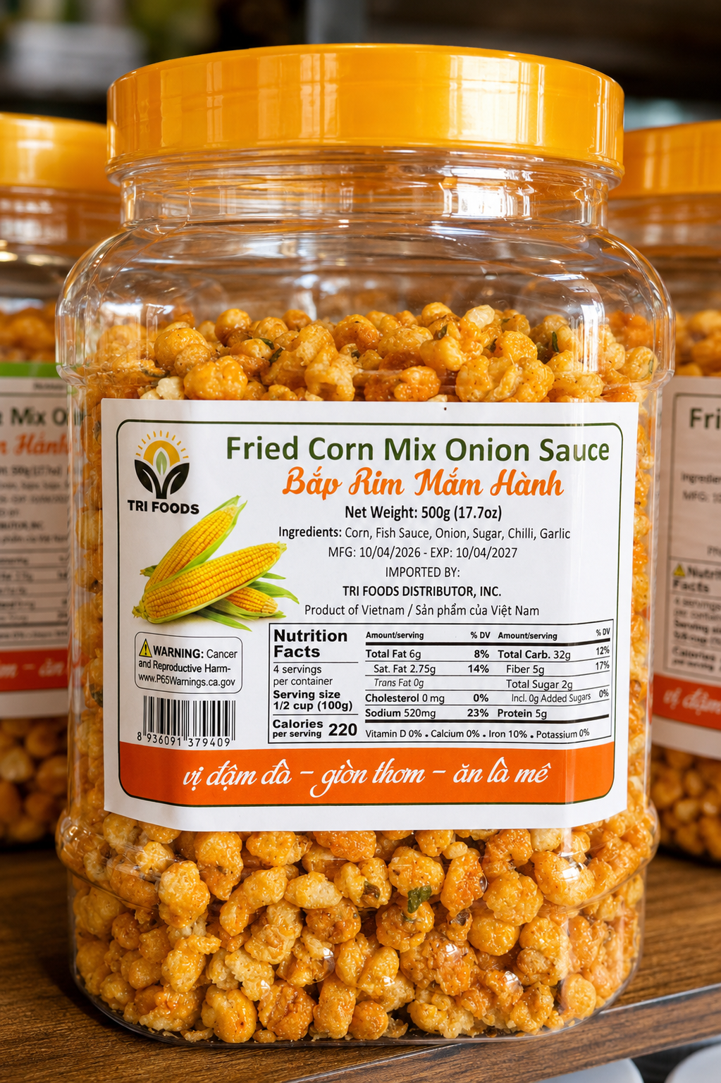 Bắp Rim Mắm Hành (500g)