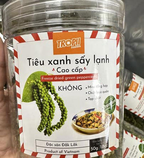 Tiêu Xanh Sấy Lạnh