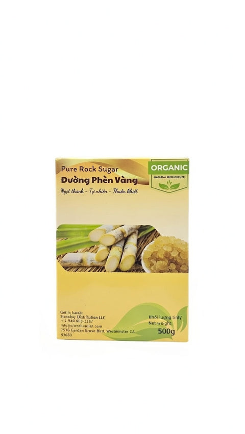 Đường Phèn Organic Quảng Ngãi - Organic Rock Sugar 500g [DUON02]