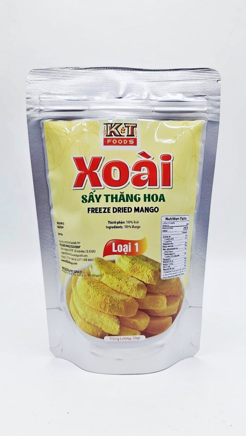 Xoài Sấy Thăng Hoa Loại 1 - Freeze Dried Mango 50gr