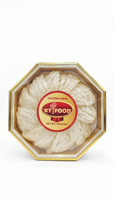 Yến Tổ Thượng Hạng 100% Sợi Dài - Premium Bird Nest with 100% Long Strands 100g [YEN03]