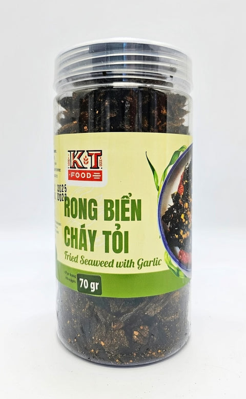Rong Biển Cháy Tỏi - Fried Seaweed with Garlic 70g [RONB01]