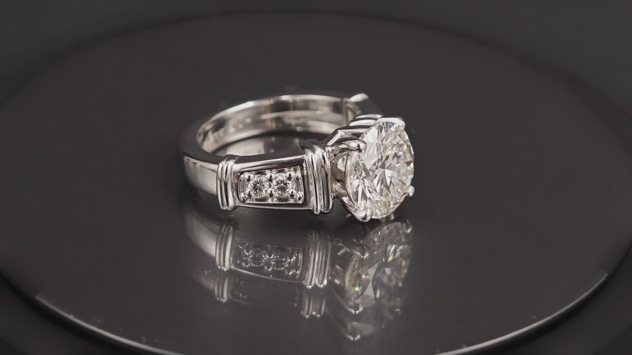 Natural Diamond Ring 1.2 ct | J Color | SI Clarity