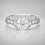 Natural Diamond Ring 1.2 ct | J Color | SI Clarity