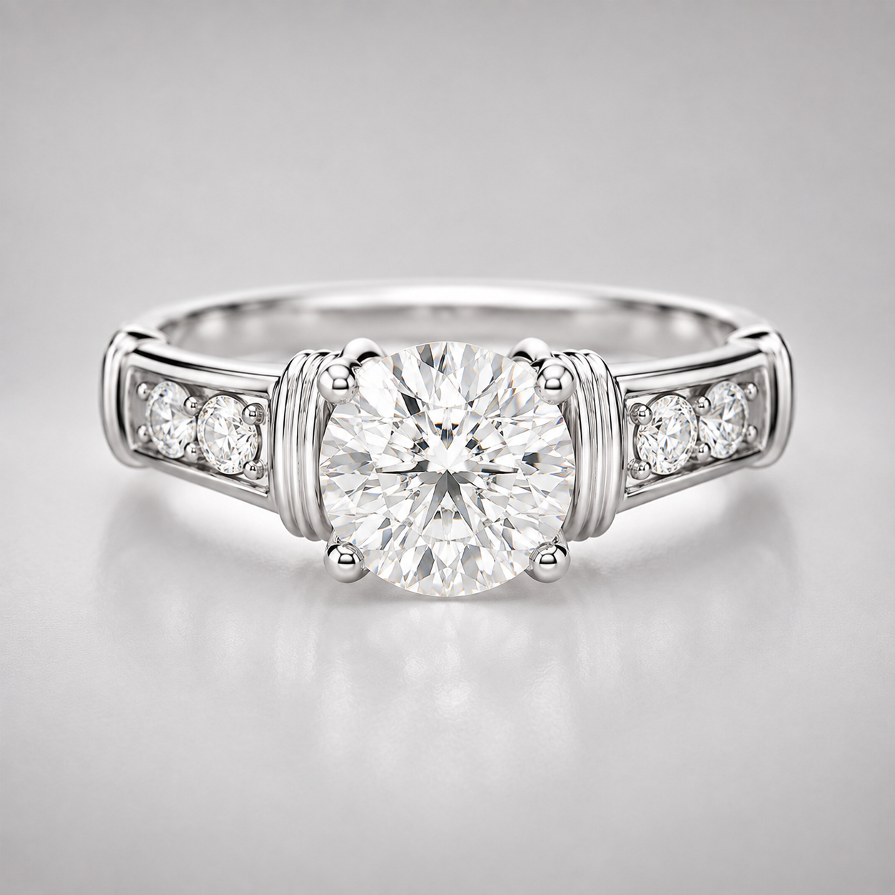 Natural Diamond Ring 1.2 ct | J Color | SI Clarity