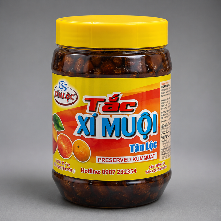 Tắc xí muội - Preserved Kumquat 900g Limit 1 [TCPHA03]