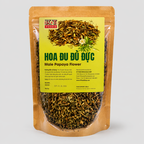 Trà Hoa Đu Đủ Đực - Dried Male Papaya Flower 200g [TRA02]