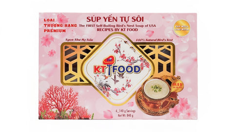Súp Yến Tự Sôi - Instant Bird Nest 140g x 6 Bowls