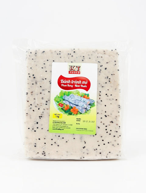 Bánh tráng mè Phan Rang 1kg| contains sesame