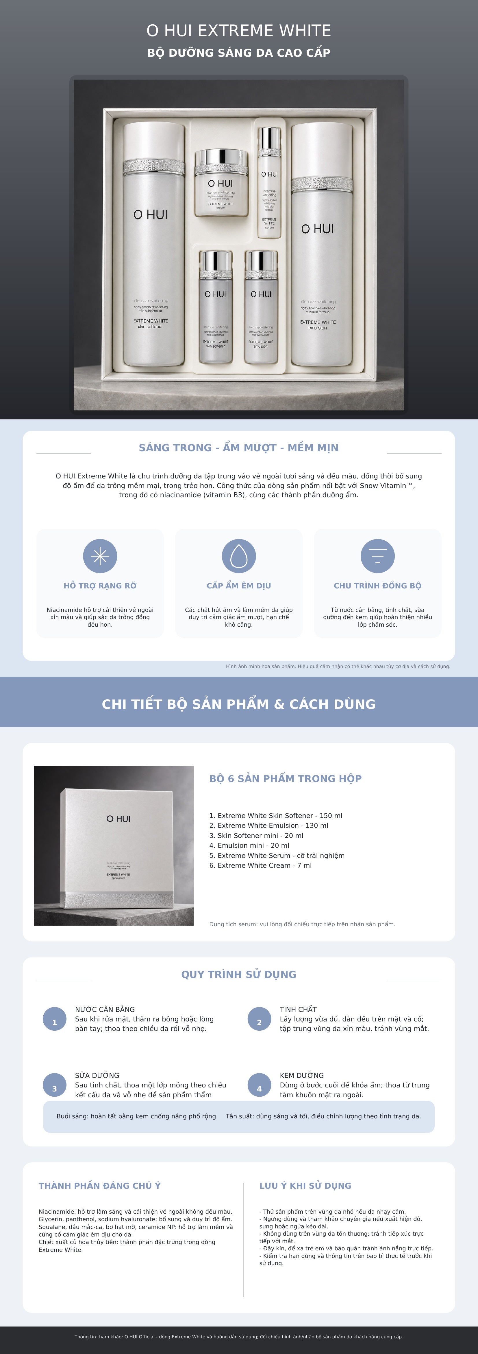 O HUI Extreme White Special Set