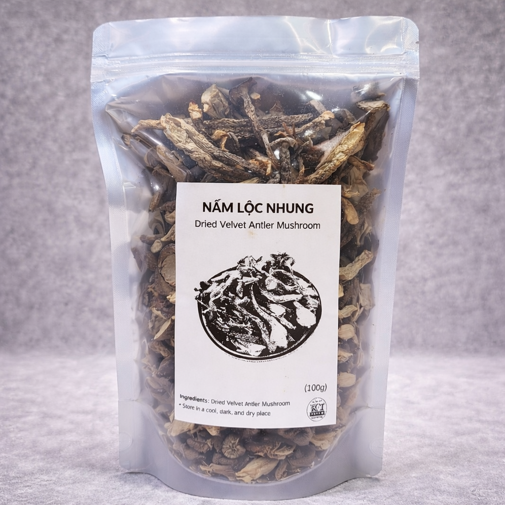 Nấm Lộc Nhung - Dried Velvet Mushroom 100g
