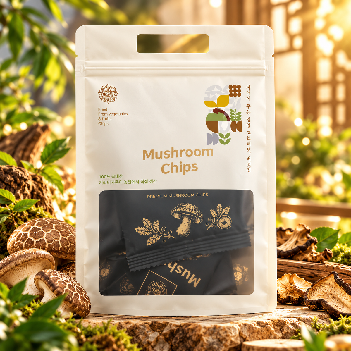 Chip Nấm Thượng Hạng Hàn Quốc - Premium Korean Mushroom Chip