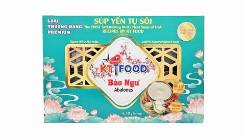 Súp Yến Tự Sôi Bào Ngư - Instant Bird Nest with Abolone 140g x 6 Bowls