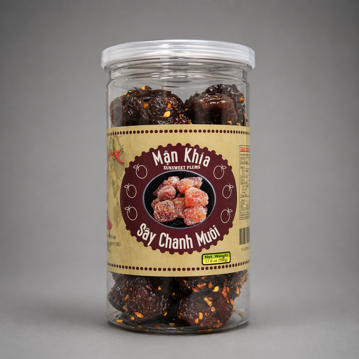 Mận Khía Sấy Chanh Muối - Sweet, Sour, Salted Plum 500g [KOTR02]