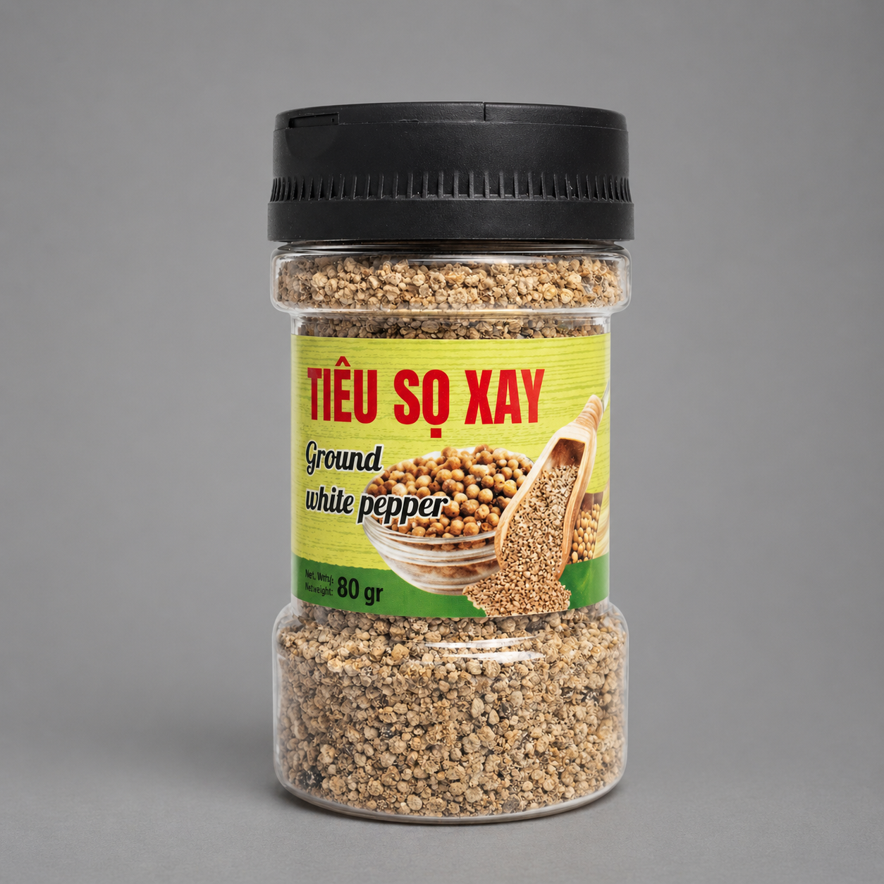 Tiêu Sọ Xay - Ground White Pepper 80g