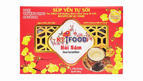 Súp Yến Tự Sôi Hải Sâm - Instant Bird Nest with Sea Cucumber 140g x 6 Bowls [YEN07]