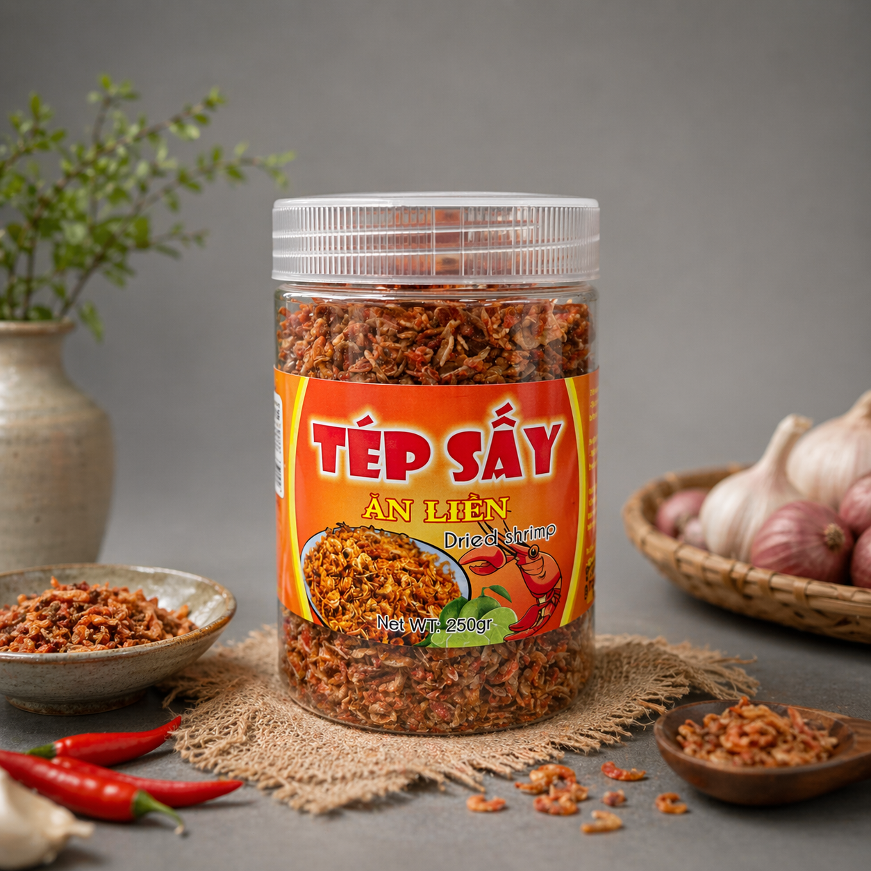 Tép Sấy - Dried Shrimps 250g