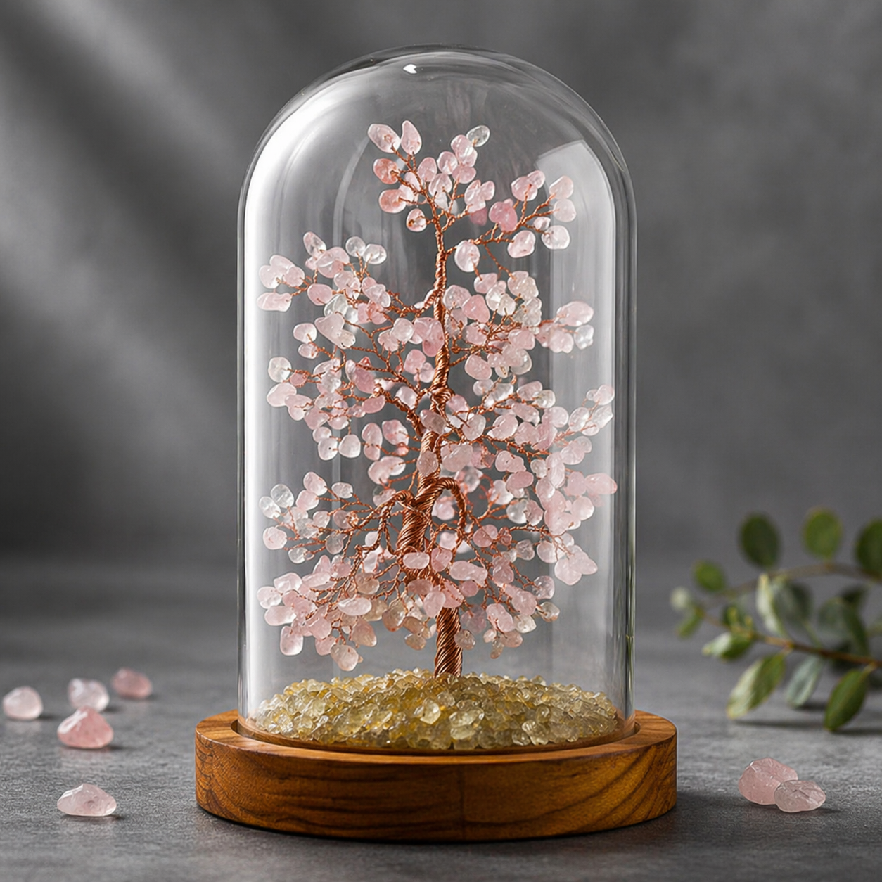 Cây Phong Thủy Đá Thạch Anh - Feng Shui Crystal Tree