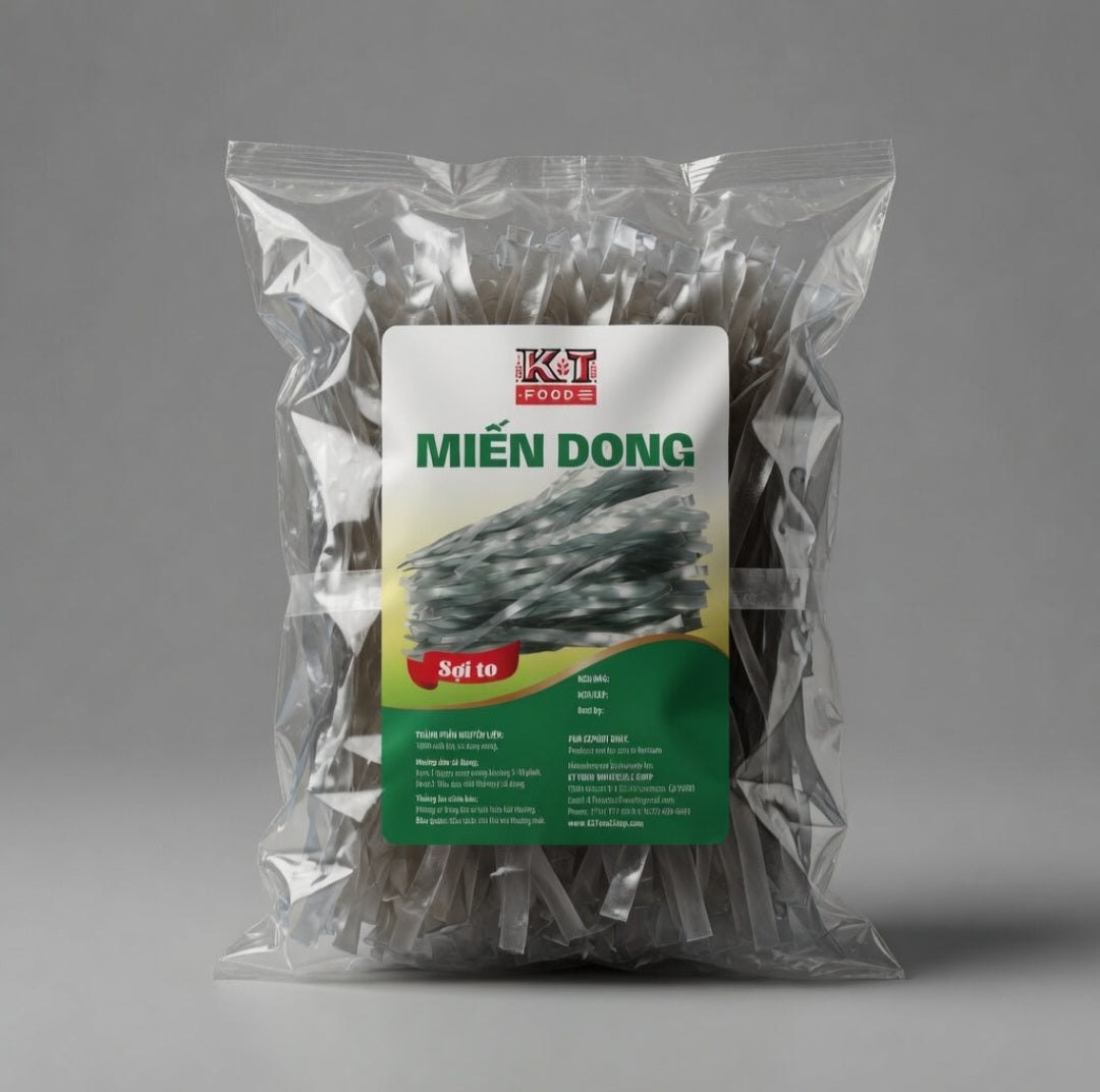 Miến Dong Sợi Lớn - Arrowroot Glass Noodles Large Strands( limit 2)
