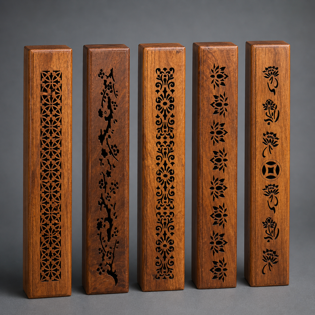 Hộp Đốt Nhang Trầm - Agarwood Incense Burning Box
