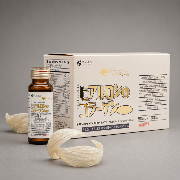Collagen Tổ Yến ( Fine Hyaluron & Collagen with Swallow’s Nest ) 50ml x 10 Bottles | Buy 5 Get 5