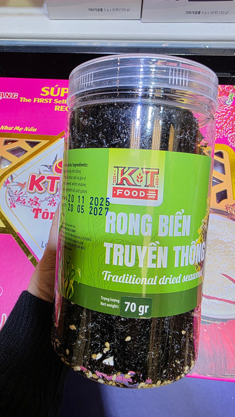 Rong Biển Truyền Thống - Tradional Dried Seaweed 70g [RONB02]