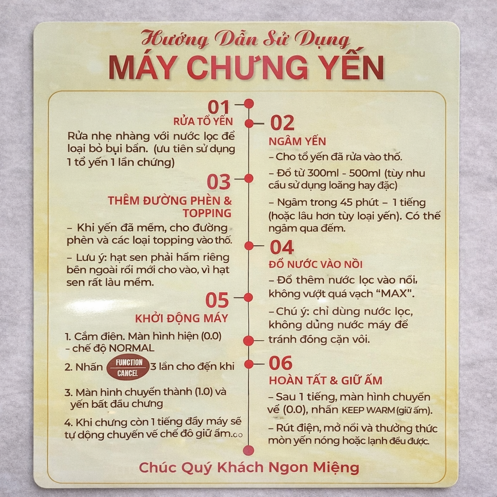 Nồi Chưng Yến - Bird Nest Instant Pot (Limit 1) [YENXT01]
