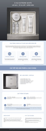 O HUI Extreme White Cream & Cleansing Special Set