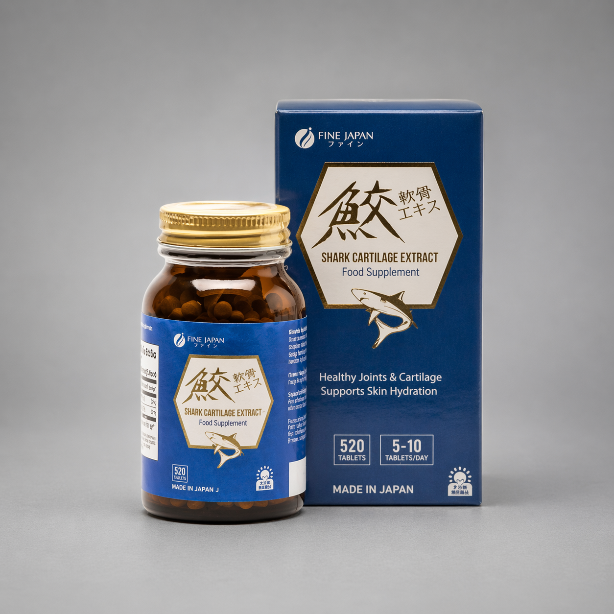 Sụn Cá Mập - Shark Cartilage 520 Tablets | Mua 5 Tặng 5 [FINEJ09]