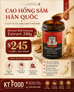 Korean Red Ginseng Extract - Cao Hồng Sâm Hàn Quốc 240g