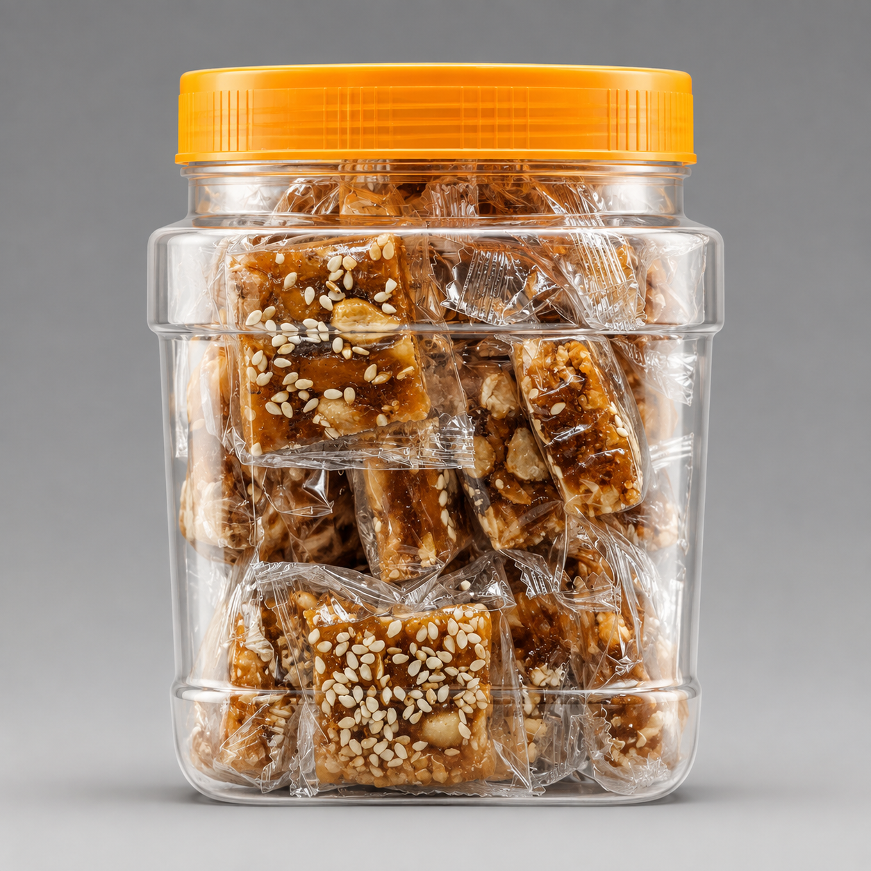 Kẹo Khóm Mè Dừa Non - Pineapple Candy With Young Coconut NW 500g